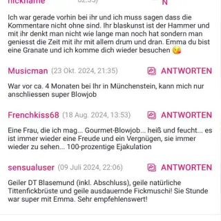 Emma ❤️Nur 4 jours ici ♥️sex uniquement avec des préservatifs
