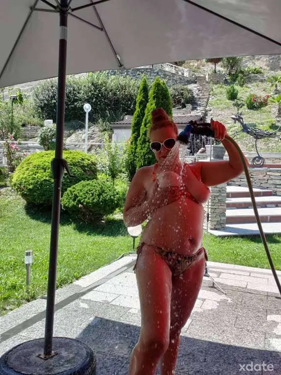 Femme chaude fontaine